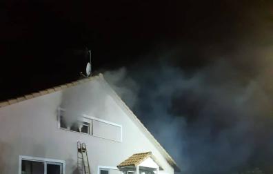 Un incendio ocasiona importantes daños materiales en una casa de Badostáin