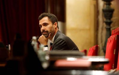 El presidente de la Cámara catalana, Roger Torrent.