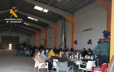 Disuelta una fiesta en Villamediana con 45 personas, algunos residentes en Navarra