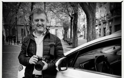 El taxista que retrata Pamplona