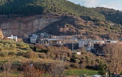 Vista de la cantera de Bearin en 2019.