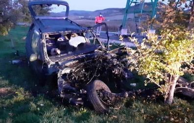 Un fallecido tras salirse de la vía en Idocin