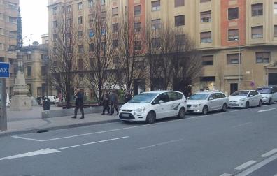 Los taxis en Pamplona, de los más bajos de día y más caros de noche