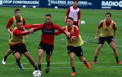 Osasuna prepara el partido de Sevilla con Jony en el grupo FÚTBOL OSASUNA