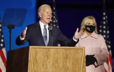 Imagen de Joe Biden y su esposa Jill Biden