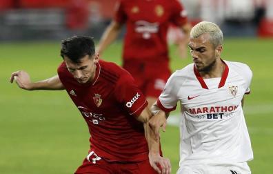 Galería de fotos del partido entre el Sevilla y Osasuna en el Sánchez Pizjuán