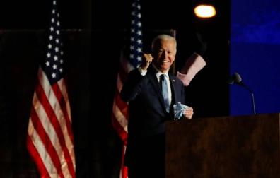 Biden cree estar en "buen camino" para ganar las elecciones y pide "paciencia"