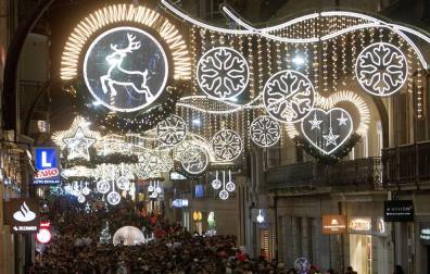 En Vigo se hace la luz para iluminar una Navidad faraónica