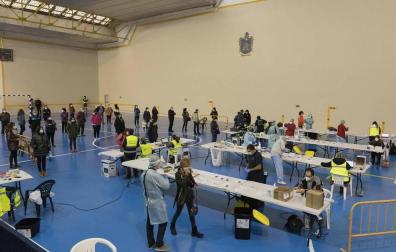 El primer día de cribado en Murchante deja 12 positivos de 988 pruebas