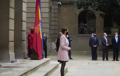 El presidente del Gobierno, Pedro Sánchez, acudió a Pamplona este viernes 13 de noviembre para reunirse con María Chivite y presentar el plan 'España Puede'.