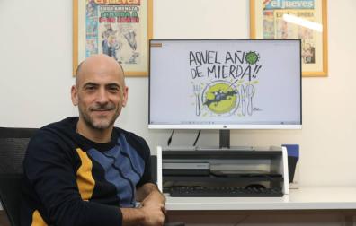 Oroz: “Con las viñetas del confinamiento quería limpiar la cabeza, aliviar”