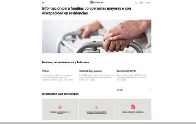 Imagen de la nueva web.
