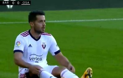 Jony, lesionado en el Camp Nou