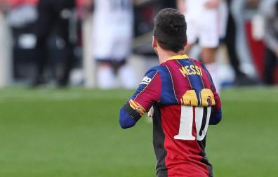 Osasuna, convidado de piedra en el homenaje de Messi a Maradona
