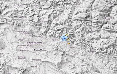 Terremoto en Navarra de 2.4 grados en la escala de Ritcher sentido en la Comarca de Pamplona