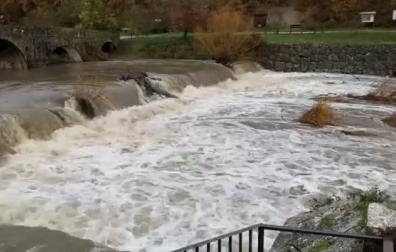 El río Ultzama, a su paso por el Batán de Villava