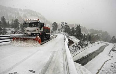 La nieve volverá hoy a partir de 700 metros
