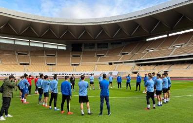 Osasuna, con público en La Cartuja