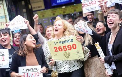 Lluvia de millones en toda España con el sorteo de la Lotería de Navidad 2019.