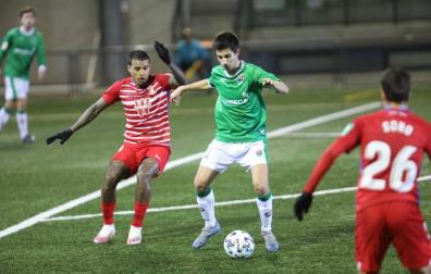 Imágenes del partido de primera ronda de la Copa del Rey disputado entre la A.D. San Juan y el Granada.