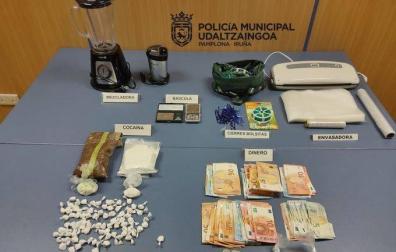 Ingresa en prisión un vecino de Pamplona por tráfico de drogas