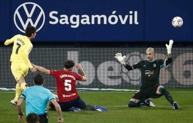 Imágenes del encuentro correspondiente a la Jornada 14 de LaLiga Santander disputado en el estadio de El Sadar.