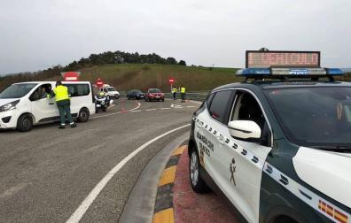 Control de la Guardia Civil.