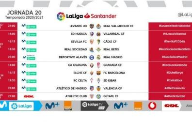 Osasuna recibirá al Granada en El Sadar el domingo 24 de enero a las 14 horas