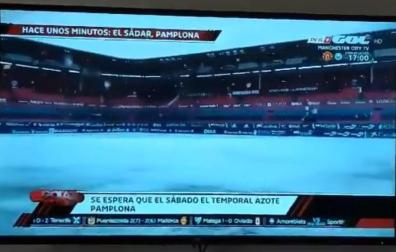 Las imágenes de El Sadar que crean confusión antes del Osasuna-Real Madrid
