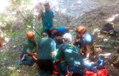 Herido muy grave un montañero navarro al despeñarse en Huesca