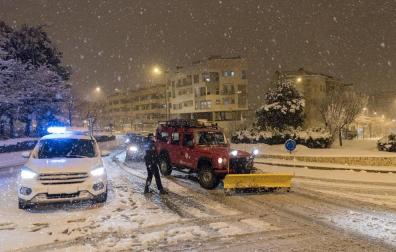 Filomena deja la mayor nevada en décadas en la Ribera sin provocar incidencias graves