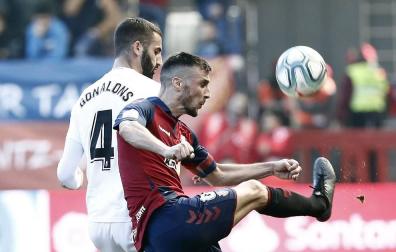 Imágenes del encuentro correspondiente a la Jornada 25 de LaLiga Santander disputado en el estadio de El Sadar.