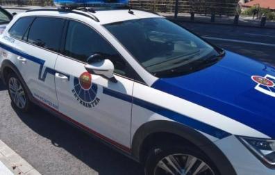 Un vehículo de la Ertzaintza.