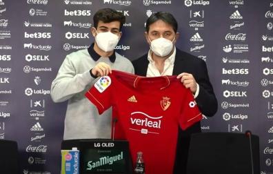 Manu Sánchez: "Desde verano tuve la intención de venir a Osasuna"