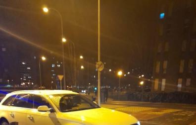 Herida grave una ciclista en un accidente en Mendillorri