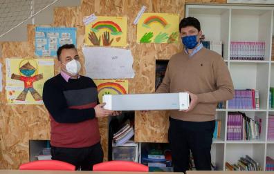 Una empresa navarra dona purificadores de aire a Save the Children