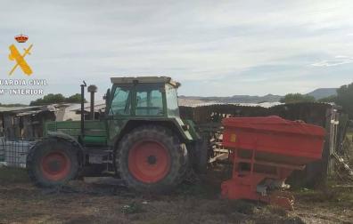 Recuperado en Tudela un tractor de 20.000 euros robado en Zaragoza