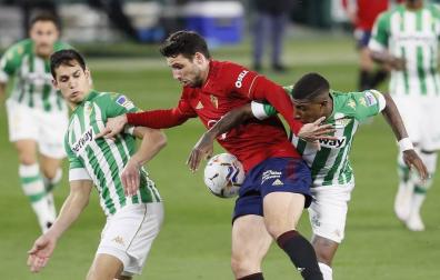 Betis-Osasuna en directo: sigue la narración minuto a minuto