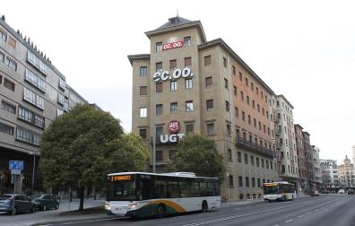 Vidaurre Construcciones negocia la permuta del edificio de UGT y CC OO