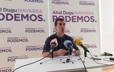 Eduardo Santos, secretario general de Podemos.