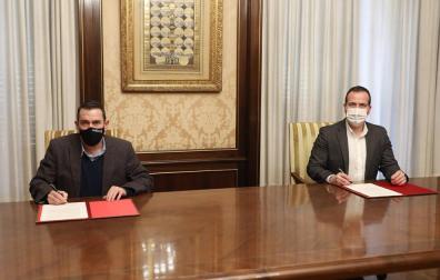 Firmado el convenio entre el Ejecutivo foral y Navarra TV