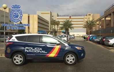 Un vehículo de la Policía Nacional de Cartagena