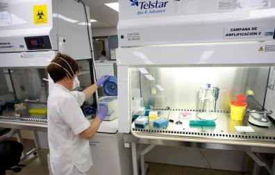 Navarra realiza una media de 915 PCR al día, aunque la capacidad es de 4.500