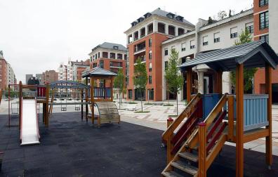 Parque infantil en Pamplona