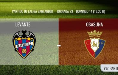 Levante-Osasuna en directo: sigue la narración minuto a minuto