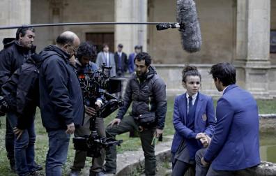 Fotografías del rodaje de 'El Internado-Las cumbres' en Amazon Prime Video
