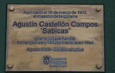 La placa del maestro Sabicas estaba a buen recaudo