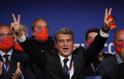 Laporta gana por goleada y se hace con la presidencia del Barça por segunda vez