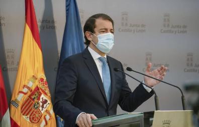 El presidente de la Junta de Castilla y León, Alfonso Fernández Mañueco.