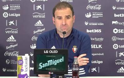 Arrasate: "Ganando al Valladolid daríamos un paso muy importante"